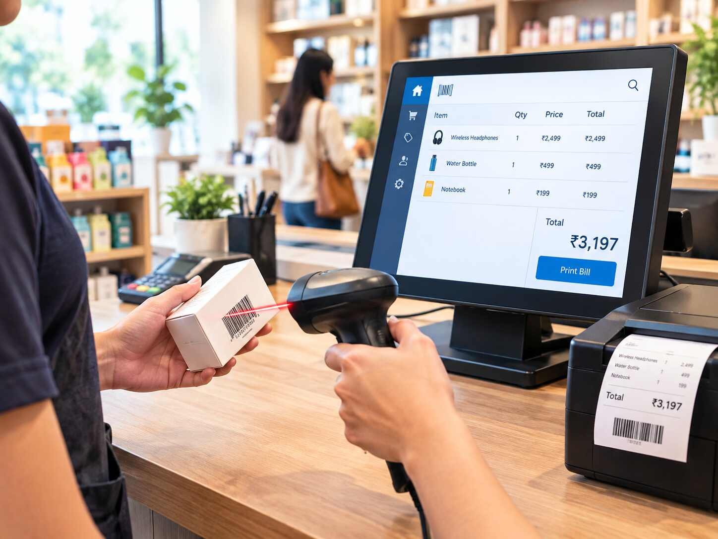 POS, Barcode & Billing Systems | APSDP Solutions Odisha